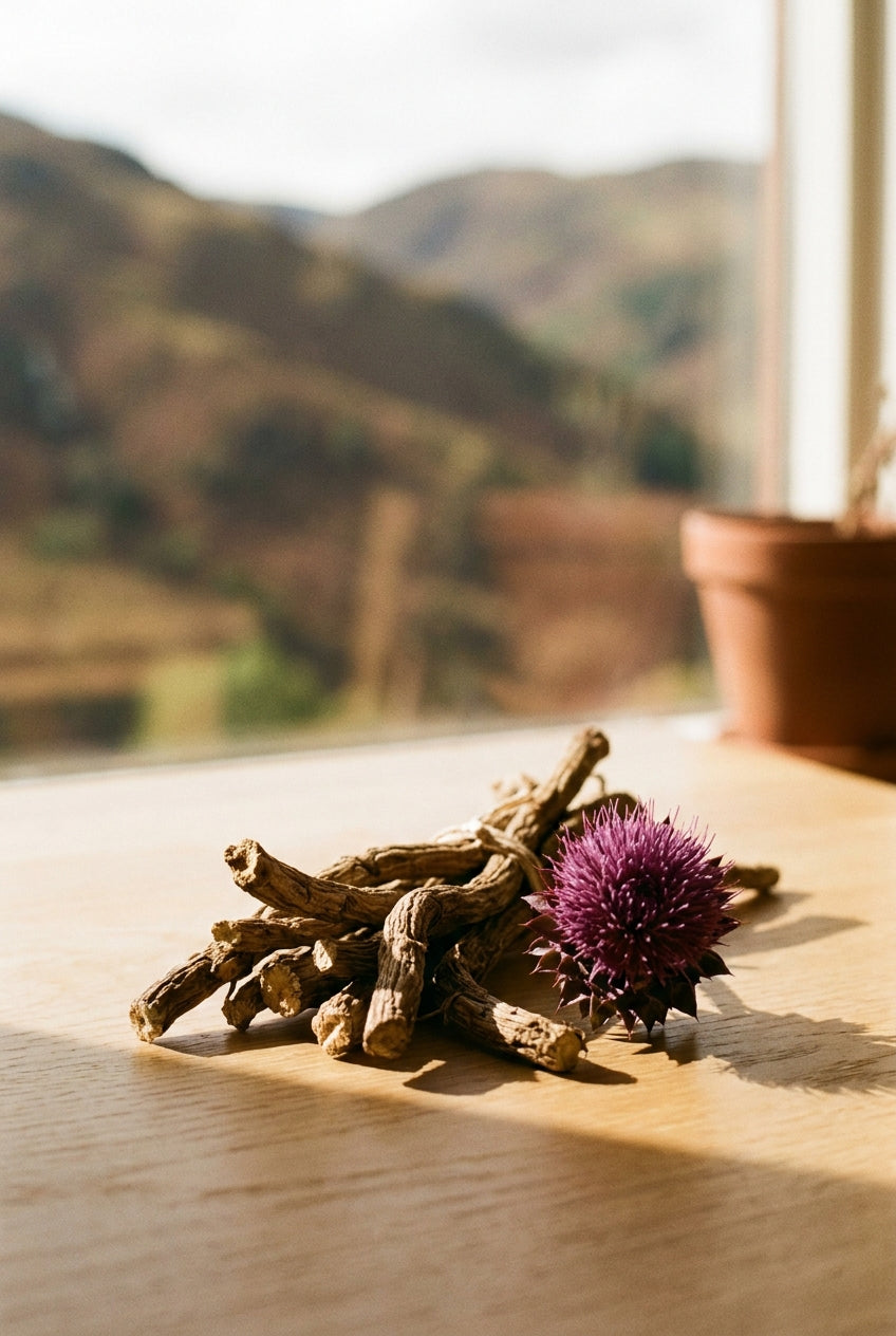 Leuzea Max Tablete - rădăcină de maral (Rhaponticum carthamoides), adaptogen tradițional