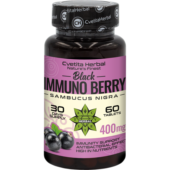 Extract de Soc Negru - Black Immuno Berry (60 tablete)
