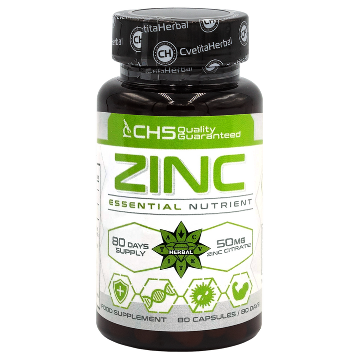 Citrat de Zinc - Zinc (80 capsule x 50 mg)