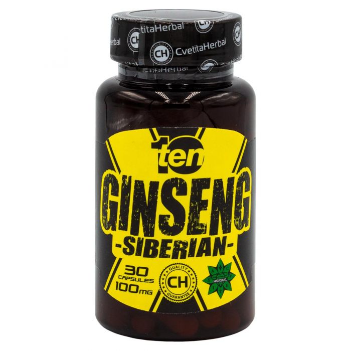 Capsule de Ginseng Siberian - 10/ten (30 caps x 100mg)