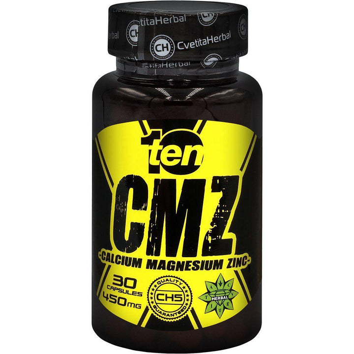 Calcium, Magnesium, Zinc - CMZ - 10/ten (30 Capsule x 450 mg)