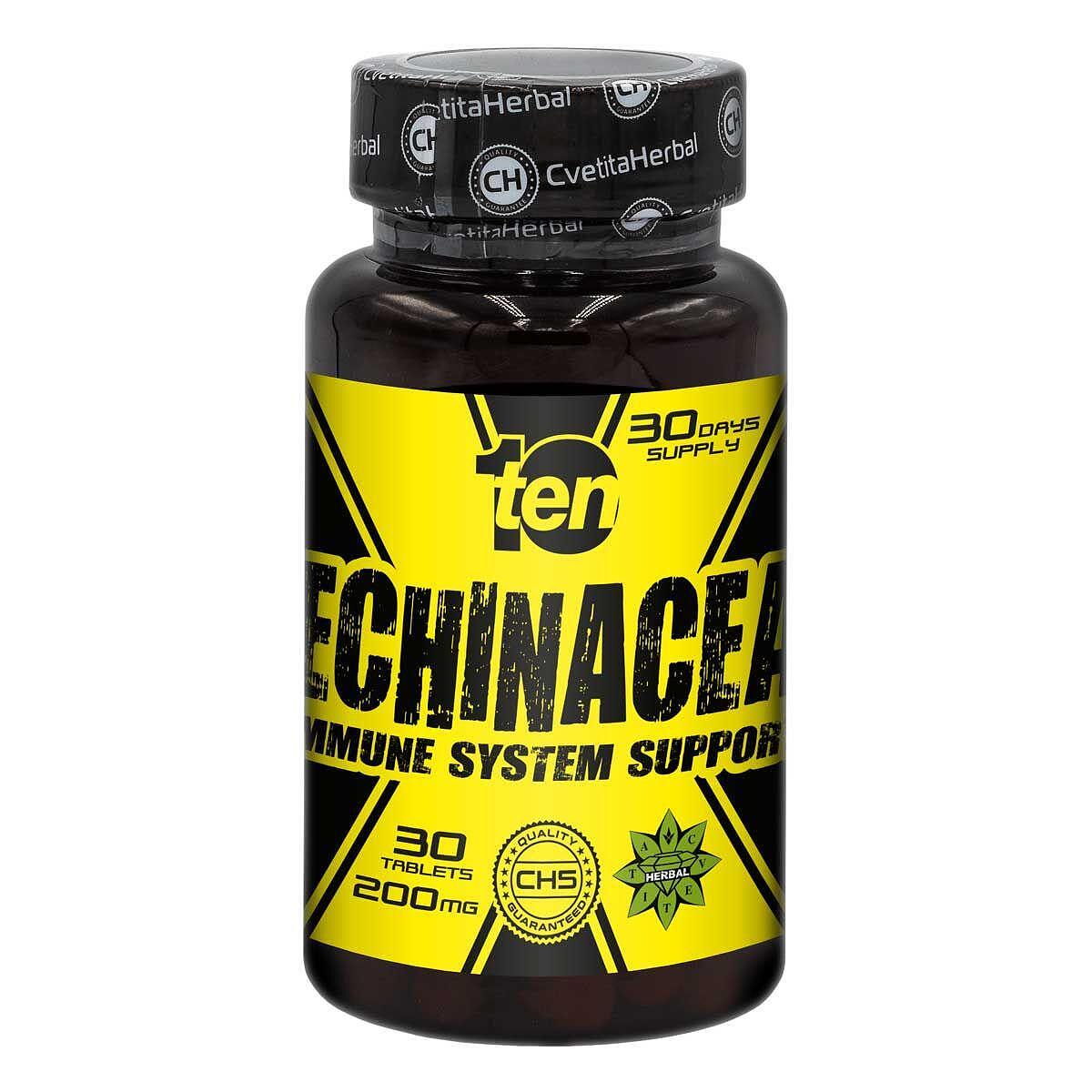 Comprimate cu Echinacea 10/ten (30 comprimate x 200 mg)