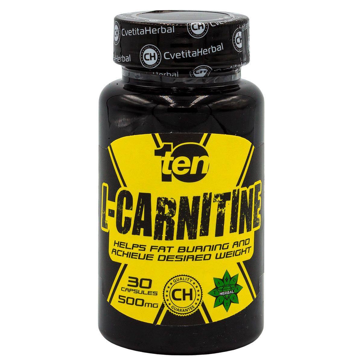 L-Carnitine 10/ten (30 capsule x 500mg)