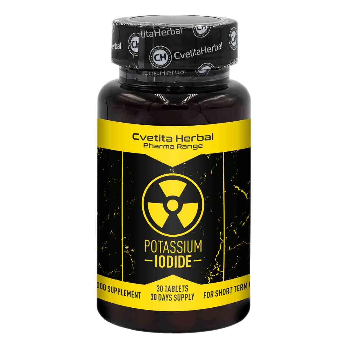 Iodură de Potasiu – Iodură de Potasiu (30 tablete x 200 µg)