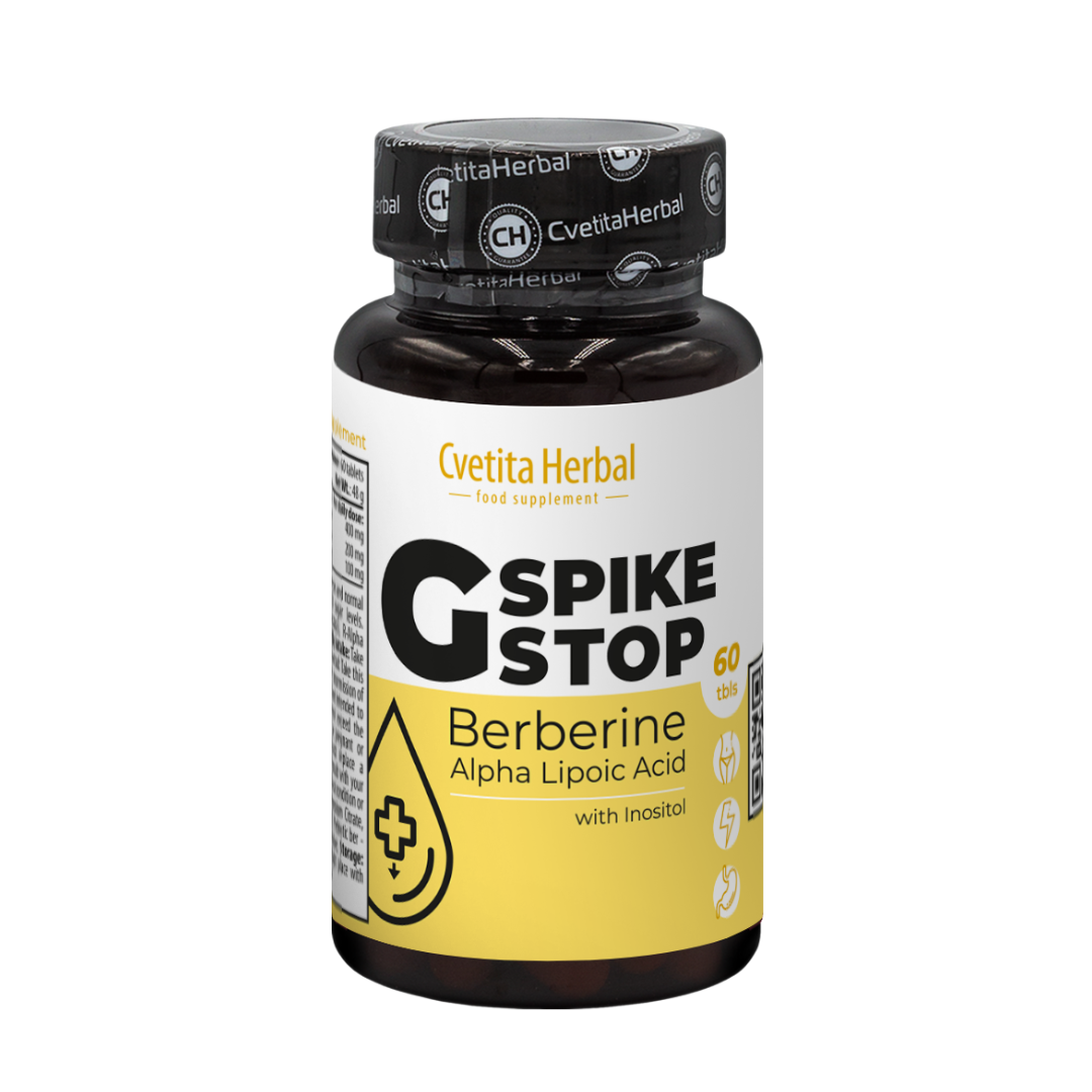 G Spike Stop - Berberină, Inozitol, Acid Alfa Lipoic (60 comprimate)