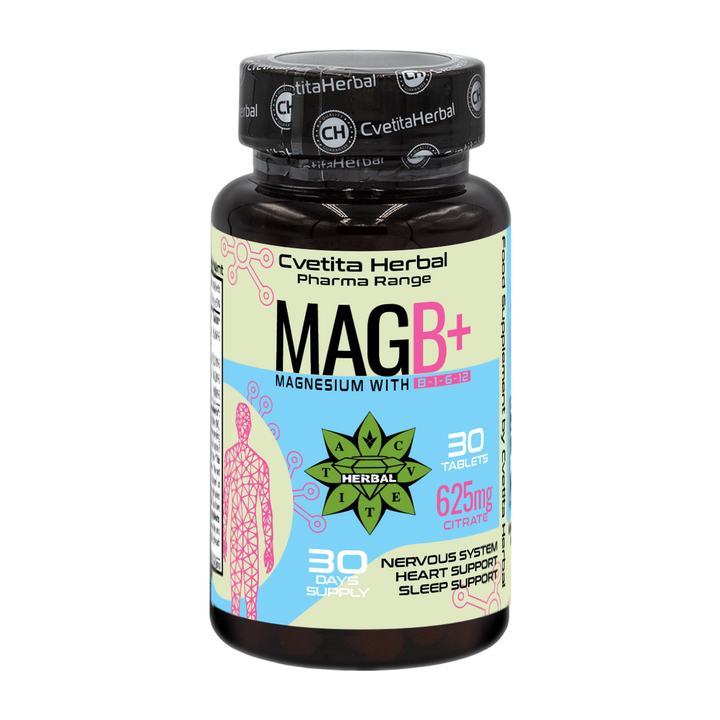 Магнезий с б комплекс- Цветита Хербал - MAG B+