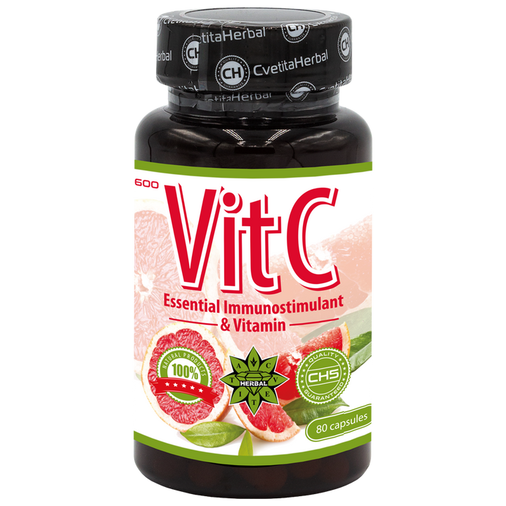 Vitamina C - Vitamina C (30 / 80 capsule x 600 mg)