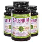 Seleniu (Se) - Vegetarian (80 capsule x 100 mcg) (3)