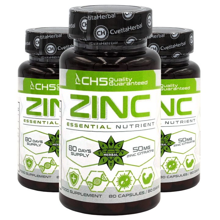 Citrat de Zinc - Zinc (80 capsule x 50 mg)