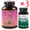 PACHET COMBO PENTRU FEMEI: Tribulus Women + Omegae 3