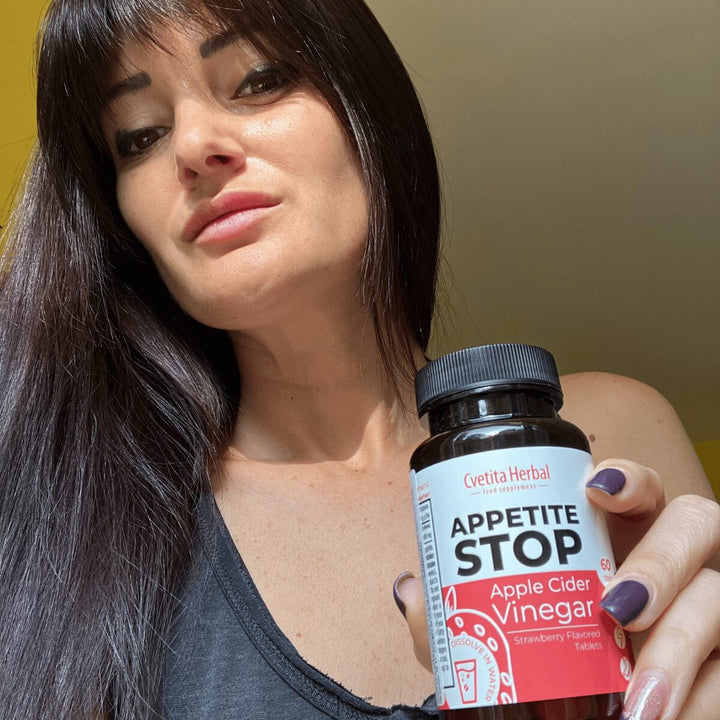 Oțet de Mere "Căpșuni" - Appetite Stop (60 tablete)