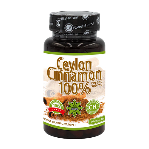 Capsule cu Scorțișoară Ceylon (80 caps.)
