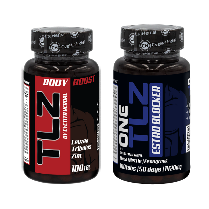 PACHET COMBO: TLZ 100 tablete + TLZ Estro Blocker 100 tablete
