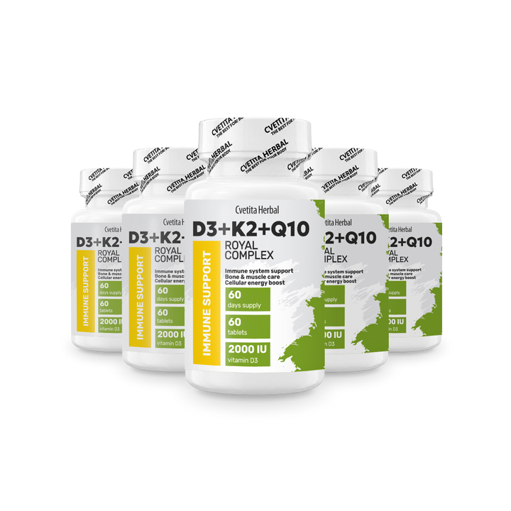 Vitamina D3 + K2 + Q10 (60 tablete)