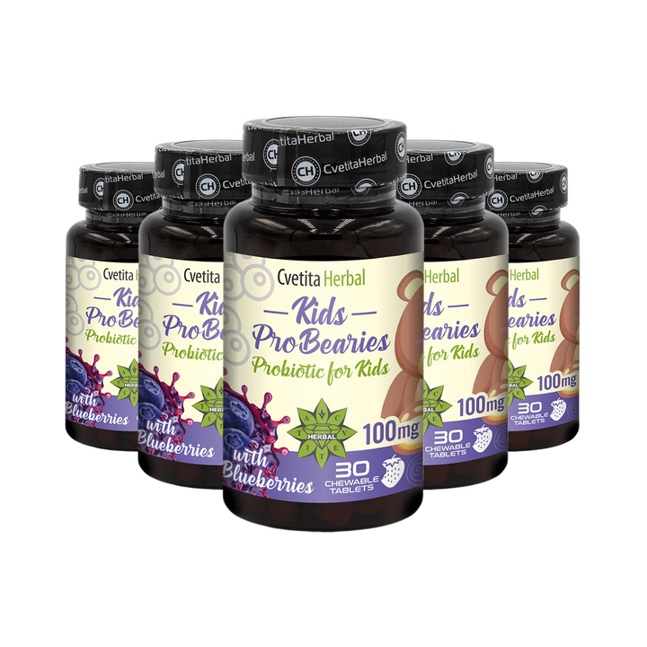 Probiotic pentru Copii "Afine" - Kids ProBearies (30 tablete)