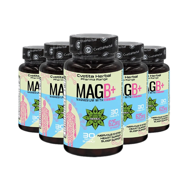 Citrat de Magneziu 625mg - Citrat de Magneziu - 30 tablete