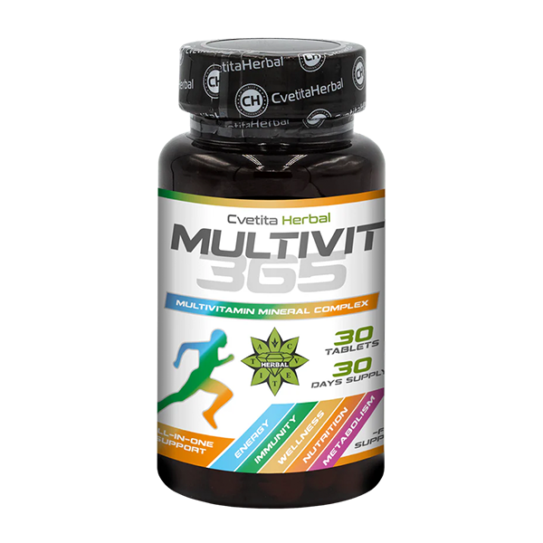 MultiVit 365 - Complex Multivitaminic Mineral (30 tablete)