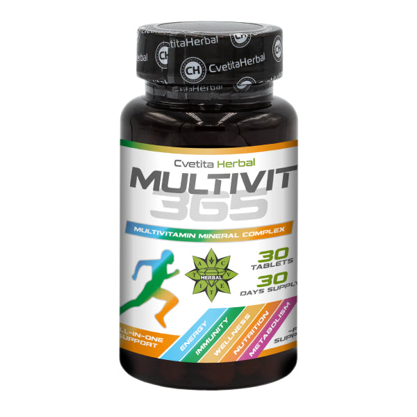 MultiVit 365 - Complex Multivitaminic Mineral (30 tablete)