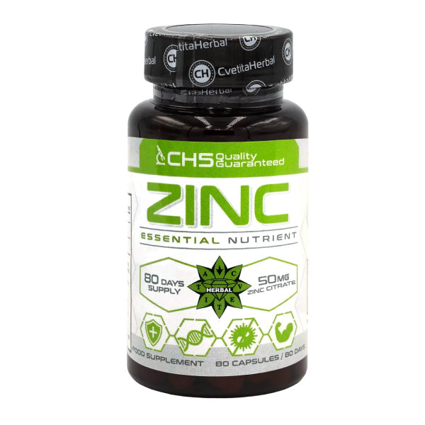 Citrat de Zinc - Zinc (80 capsule x 50 mg)