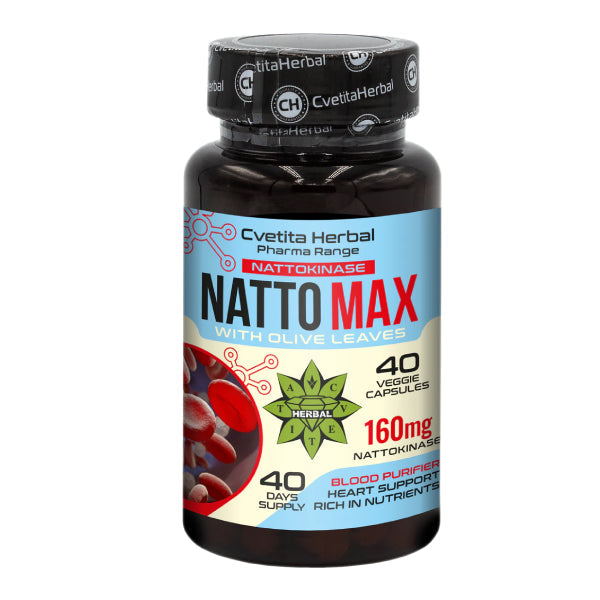 Complex Nattokinaza – Natto Max (40 capsule x 160 mg)