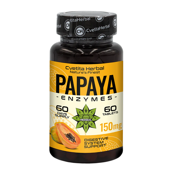 Enzime de Papaya (60 tablete x 150 mg)