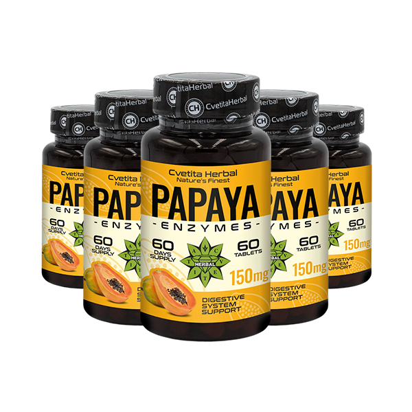 Enzime de Papaya (60 tablete x 150 mg)