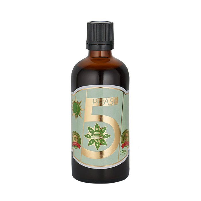 Extract de Mentă, Păducel, Valeriană - Phase 5 (100 ml)