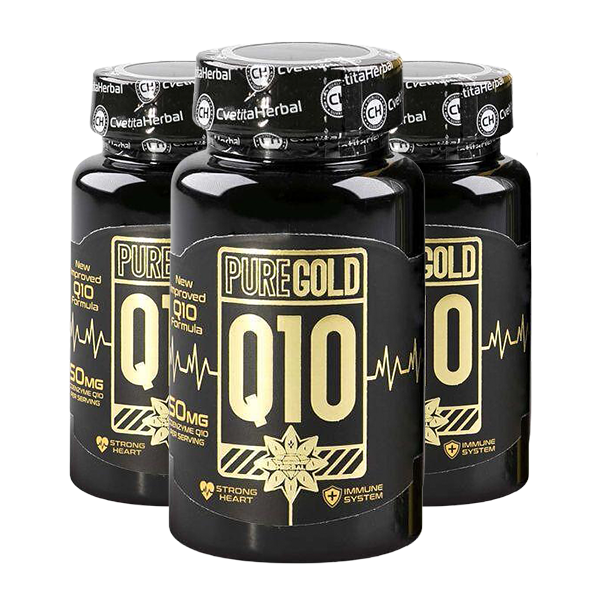 Coenzima Q10 Vegetariană – Pure Gold Q10 (60 capsule)