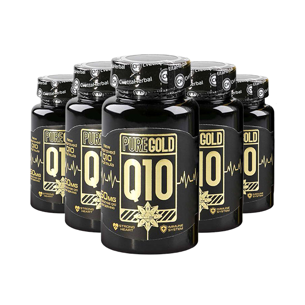 Coenzima Q10 Vegetariană – Pure Gold Q10 (60 capsule)