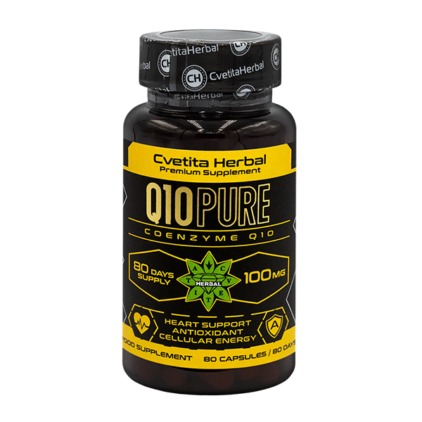 Coenzima Q10 PURE (80 tablete x 100 mg)