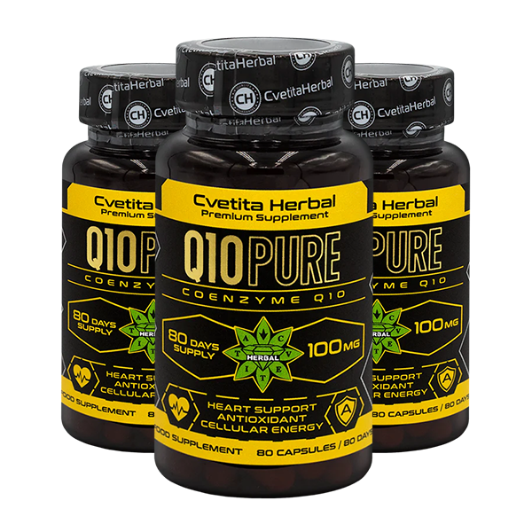 Coenzima Q10 PURE (80 tablete x 100 mg)