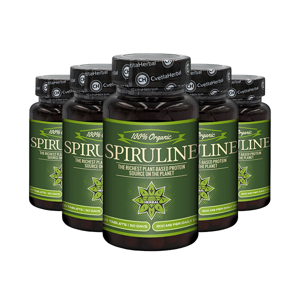 Spirulina Organică (100 tablete x 400 mg)