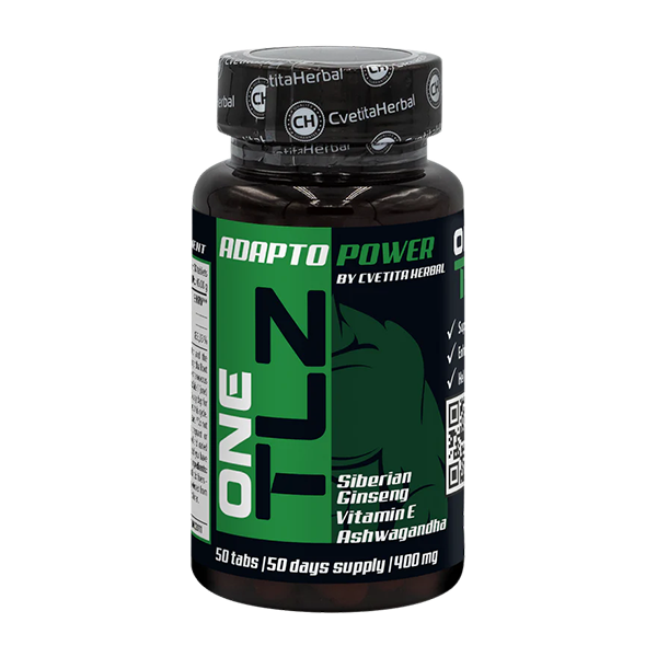 TLZ Adapto Power - Ginseng Siberian, Ashwagandha, Vitamina E (50 tablete)