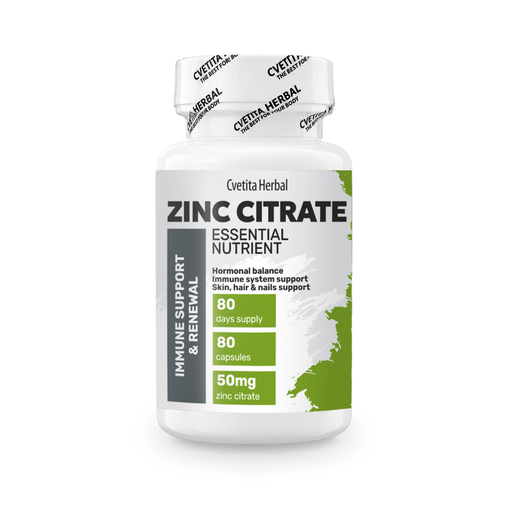 Citrat de Zinc - Zinc (80 capsule x 50 mg)