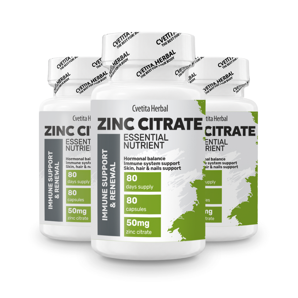 Citrat de Zinc - Zinc (80 capsule x 50 mg)