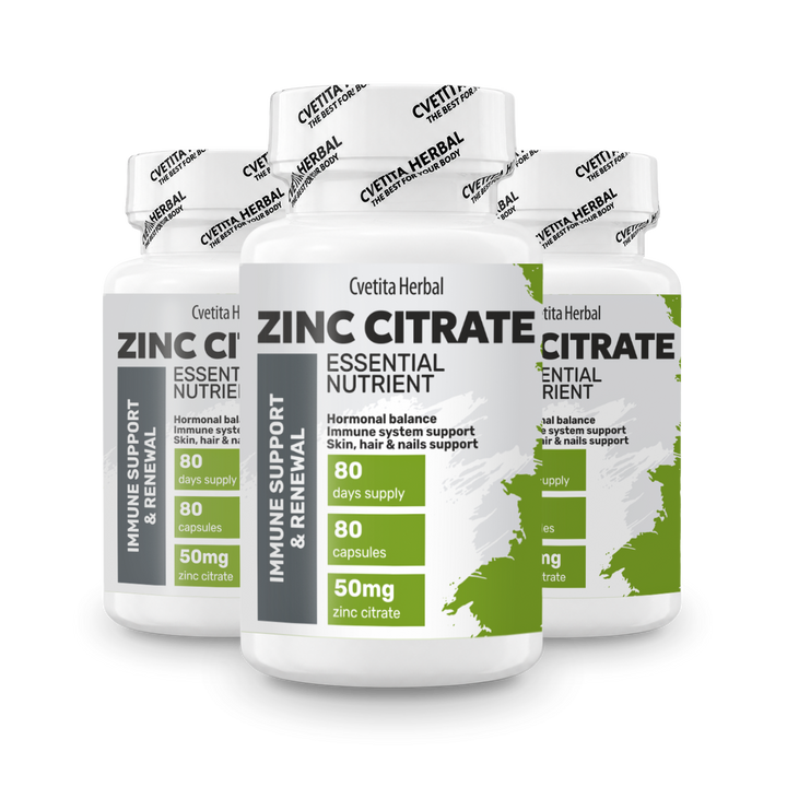 Citrat de Zinc - Zinc (80 capsule x 50 mg)