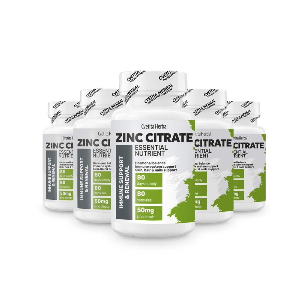 Citrat de Zinc - Zinc (80 capsule x 50 mg)
