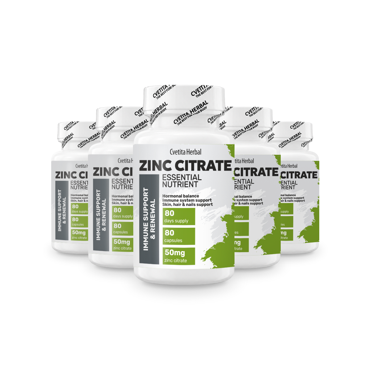 Citrat de Zinc - Zinc (80 capsule x 50 mg)