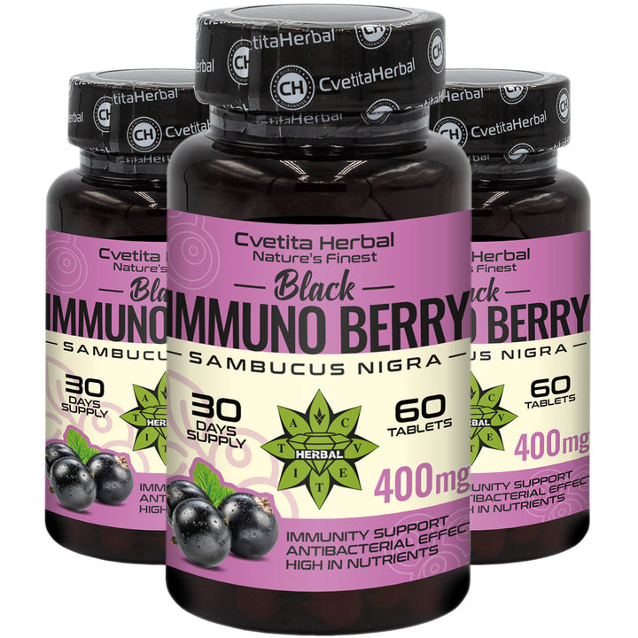 Extract de Soc Negru - Black Immuno Berry (60 tablete)
