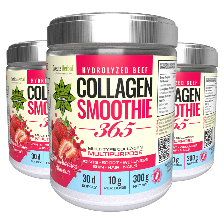 Collagen Smoothie "Strawberry" – Collagen Smoothie 365 (300 g)