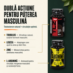 PACHET COMBO: TLZ (Tribulus, Leuzea, Zinc) + TEN Arginine 40 comprimate