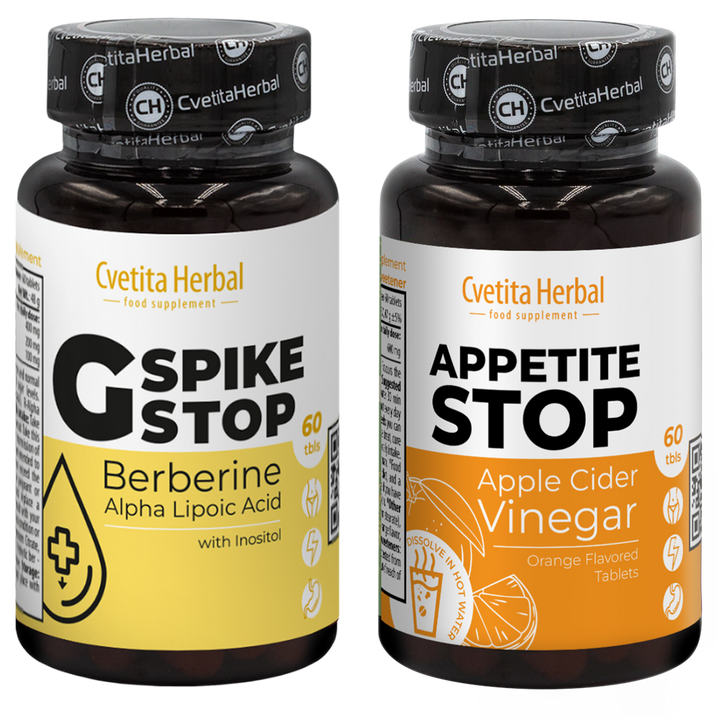 G Spike Stop + Appetite Stop "Portocală" (2 x 60 tablete)