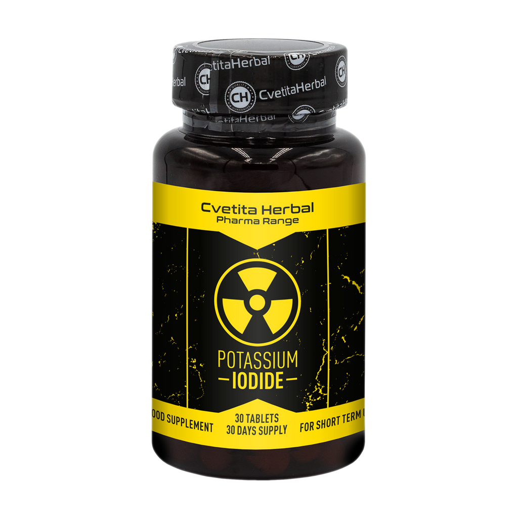 Iodură de Potasiu – Iodură de Potasiu (30 tablete x 200 µg)