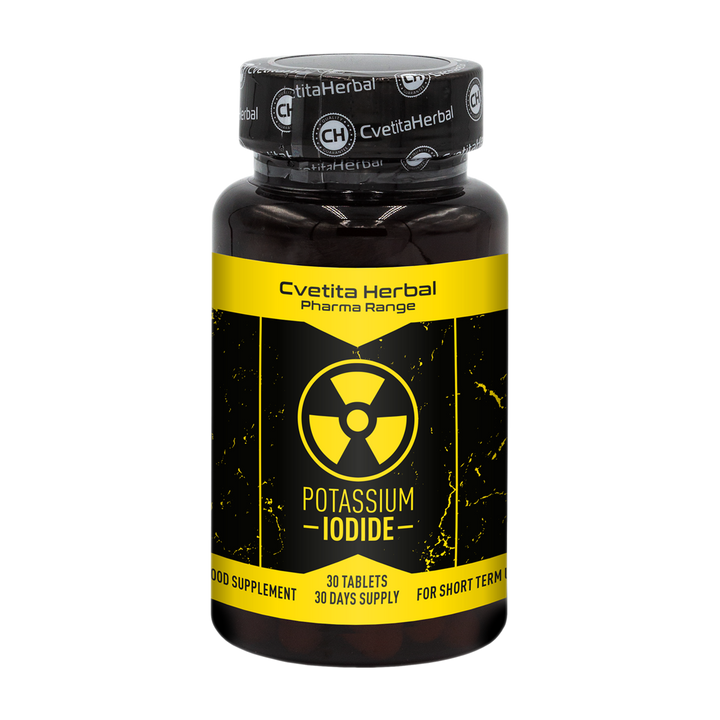 Iodură de Potasiu – Iodură de Potasiu (30 tablete x 200 µg)