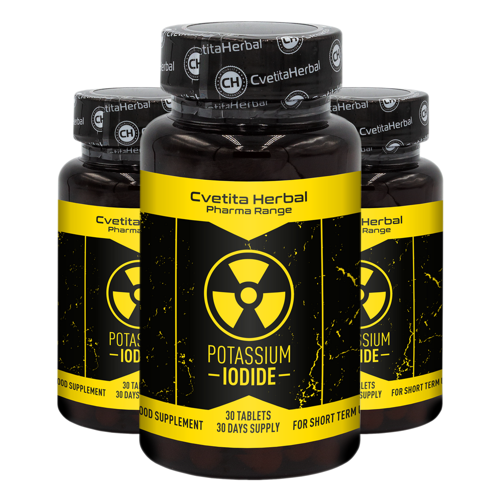 Iodură de Potasiu – Potassium Iodide (30 tablete x 200 µg) (3)