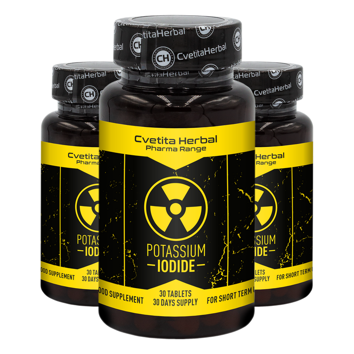 Iodură de Potasiu – Iodură de Potasiu (30 tablete x 200 µg)
