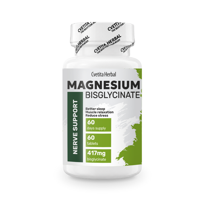 Bisglicinat de Magneziu (60 tablete x 417mg)