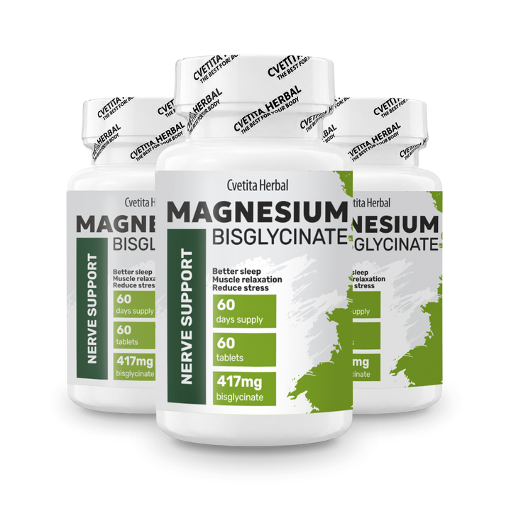Bisglicinat de Magneziu (60 tablete x 417mg)