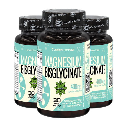 Magneziu Bisglicinат (30 tablete x 400mg)