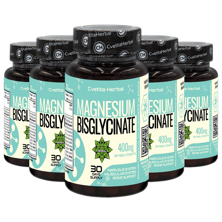 Magneziu Bisglicinат (30 tablete x 400mg)